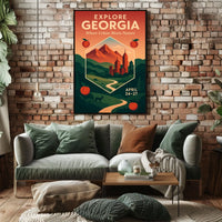 Explore Georgia Where Urban Meets Poster