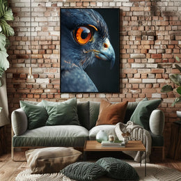 Majestic Eagle Eye Close-Up Animal Poster PosterGoat
