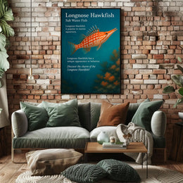 Discover the Longnose Hawkfish Poster