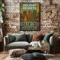 Holiday Heights At Houston Discovery Poster