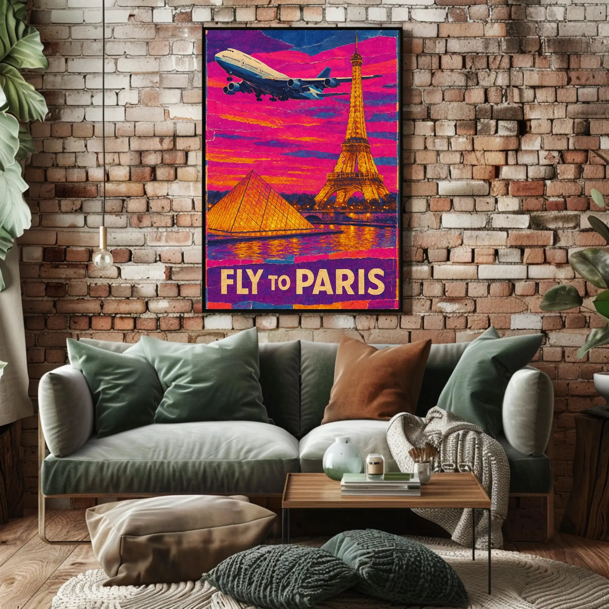 Fly To Paris Poster