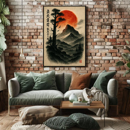 Majestic Mountain Basin Poster