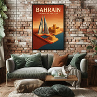Bahrain Gateway to the Gulf Cultural Heritage Poster