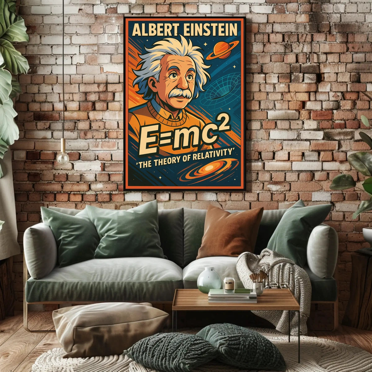 Albert Einstein The Theory Of Poster