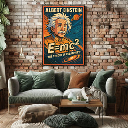 Albert Einstein The Theory Of Poster
