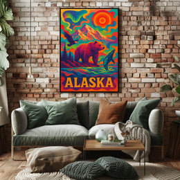 Vibrant Alaska Wilderness Poster