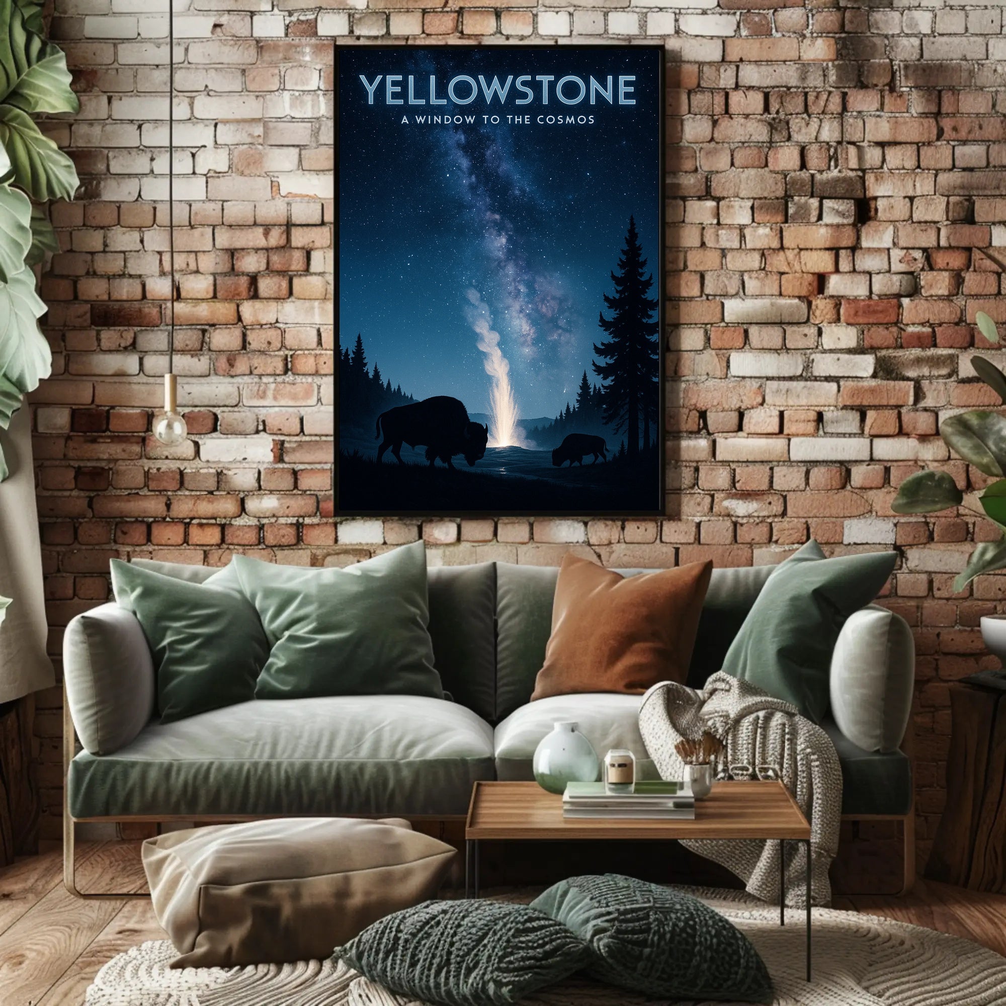 Yellowstone A Window to the Cosmos Poster PosterGoat