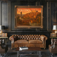 Toledo City of Three Cultures Travel Poster