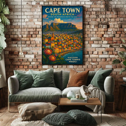Discover Cape Towns Magic Poster