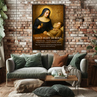 Saint Mary di Rosa Poster PosterGoat