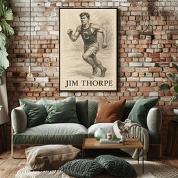 Jim Thorpe Athletic Legend Poster
