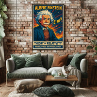Albert Einstein Theory Of Relativity Poster