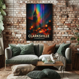 Clarksville Tennessee Travel Photography Realism Poster