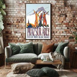 Praz Sur Arly Pays Du Mont-Blanc Poster