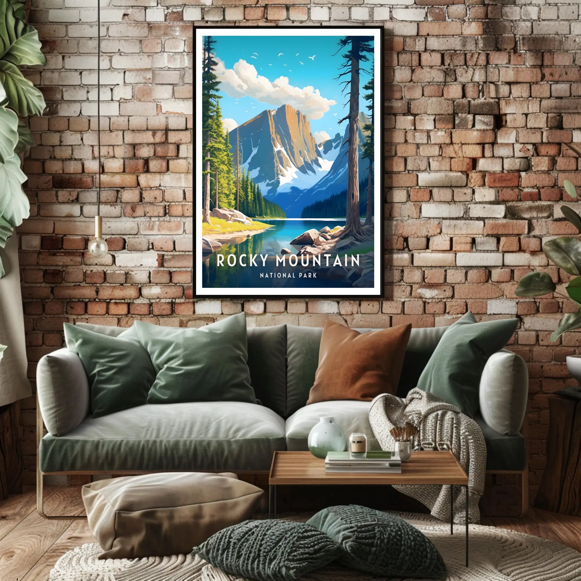 Rocky Mountain National Park Scenic Poster Print