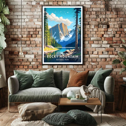 Rocky Mountain National Park Scenic Poster Print