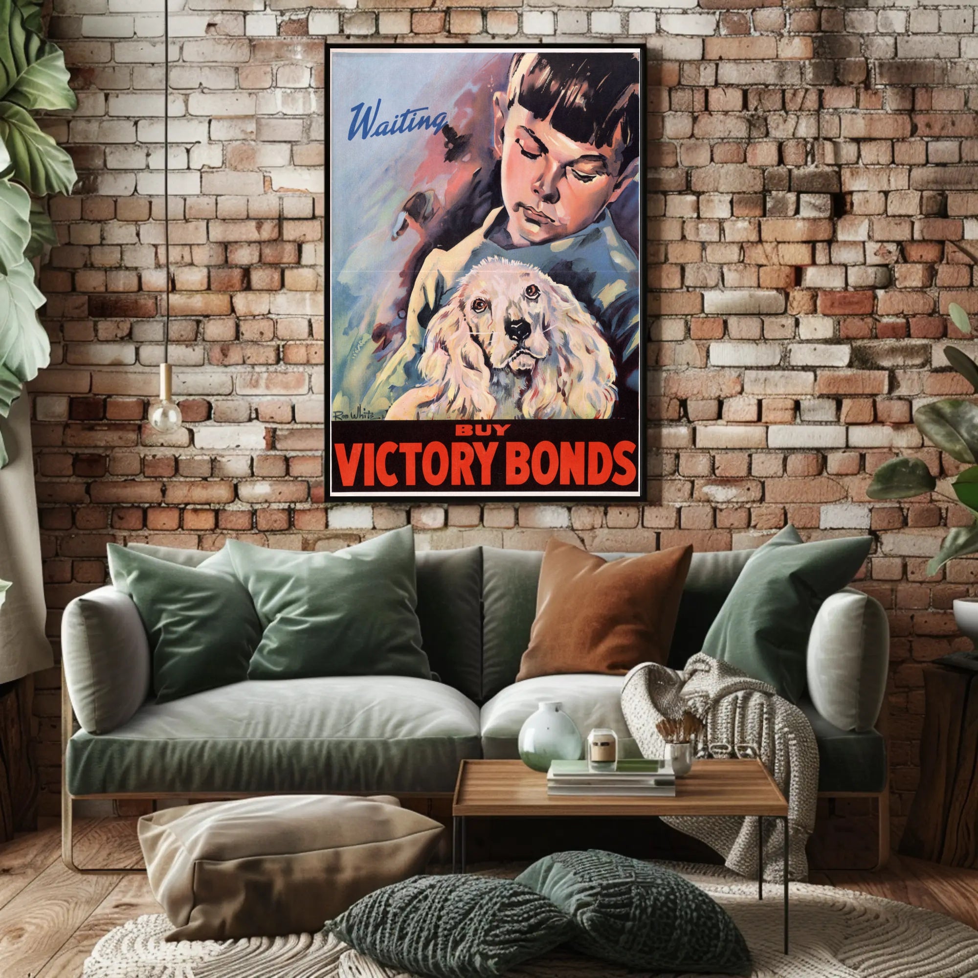 Waiting for Victory Poster PosterGoat