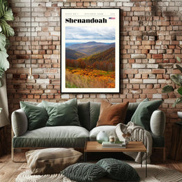 Shenandoah Scenic National Park Poster Print