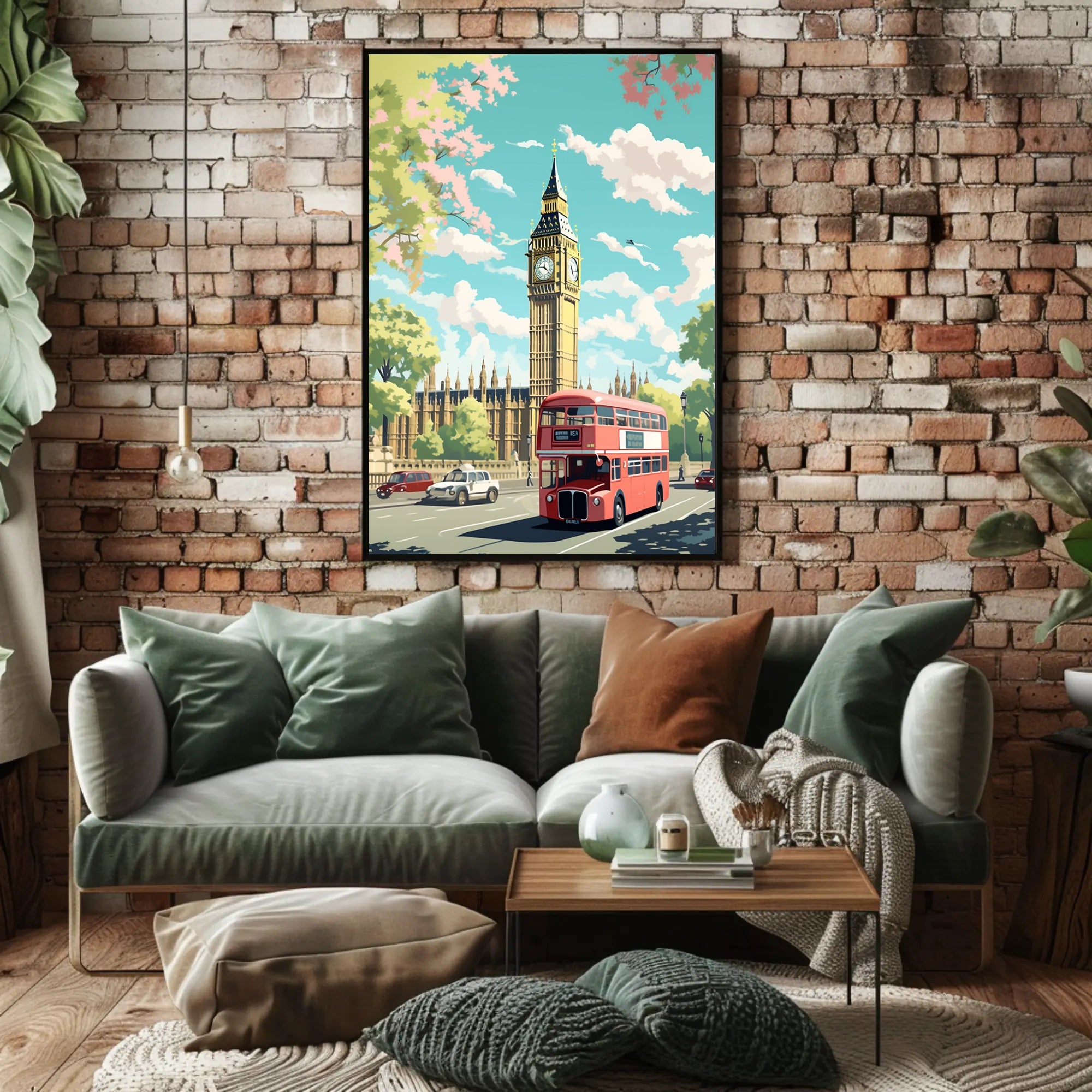 London Iconic Scene Poster