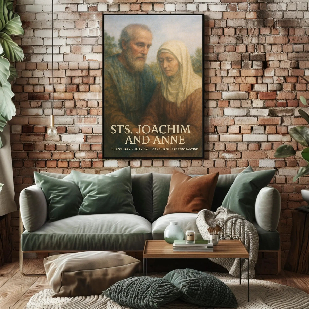 Saints Joachim And Anne Poster