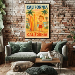 Fly to California Poster