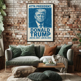 Trump Leadership Legacy Patriotic Portrait Poster