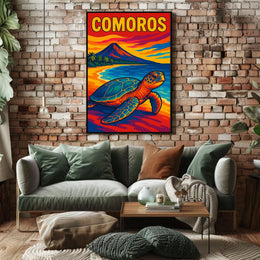 Comoros Coastal Beauty Poster
