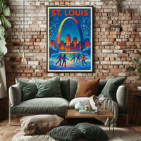 St. Louis Winter Wonderland Poster