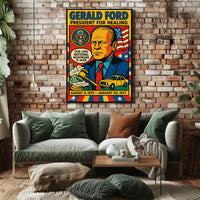 Gerald Ford President for Healing Poster PosterGoat
