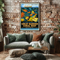 Marine Wonders of the Great Barrier Reef Poster PosterGoat