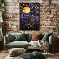 Mystical Moonlit Night Artistry Fantasy or Mythology Poster
