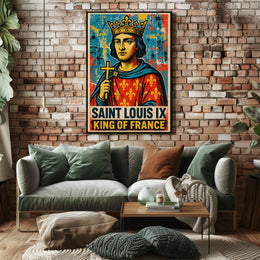 Saint Louis Ix King Of France Poster