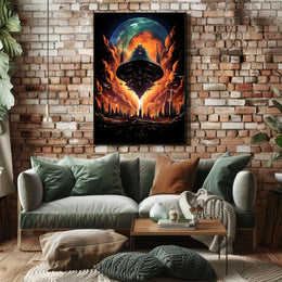 Cosmic Arrival Poster