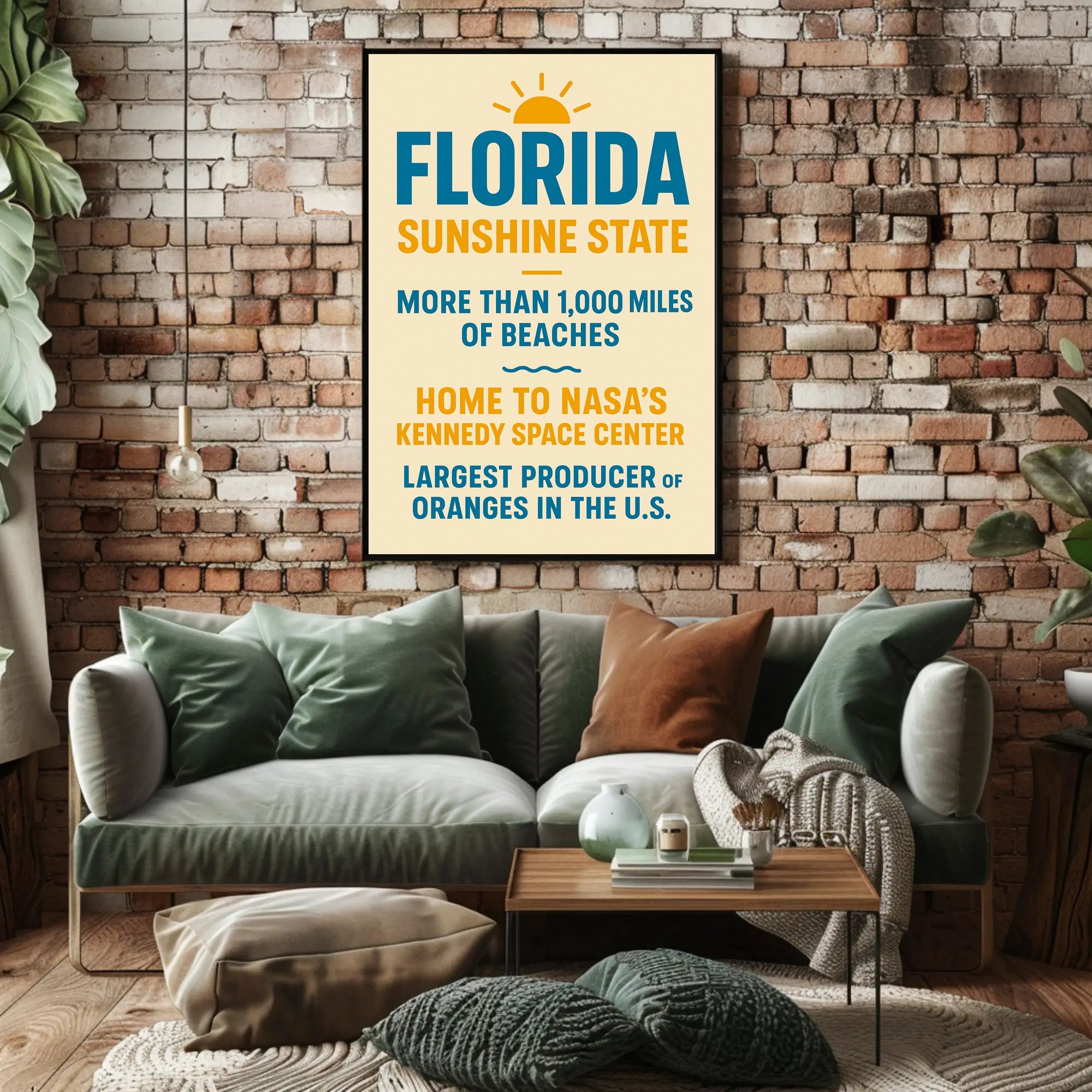 Discover Florida The Sunshine State Poster PosterGoat