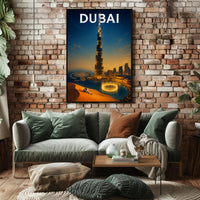 Dubai Skyline Poster