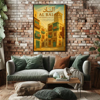 Al Balad The Colorful Old City Of Poster