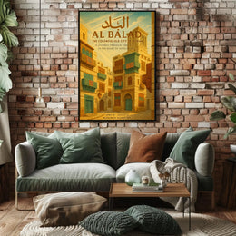 Al Balad The Colorful Old City Of Poster