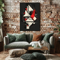 Abstract Geometric Composition Abstract Poster