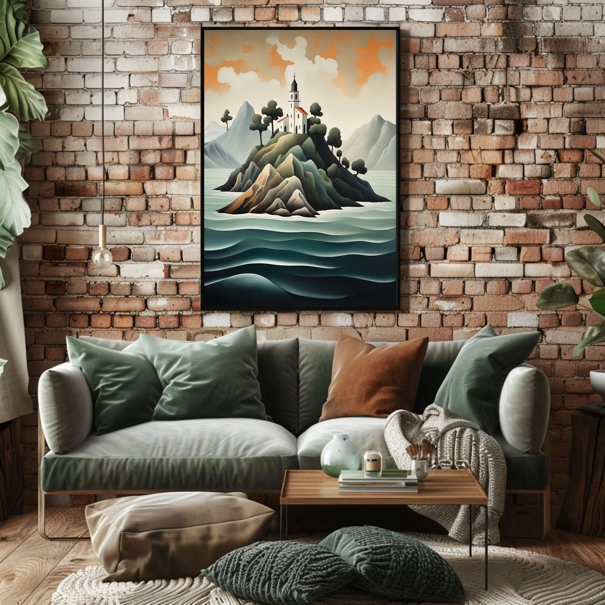 Island Sanctuary Poster PosterGoat