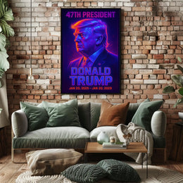 Donald Trump 47th President Poster