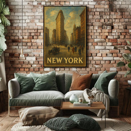 New York Cityscape Poster