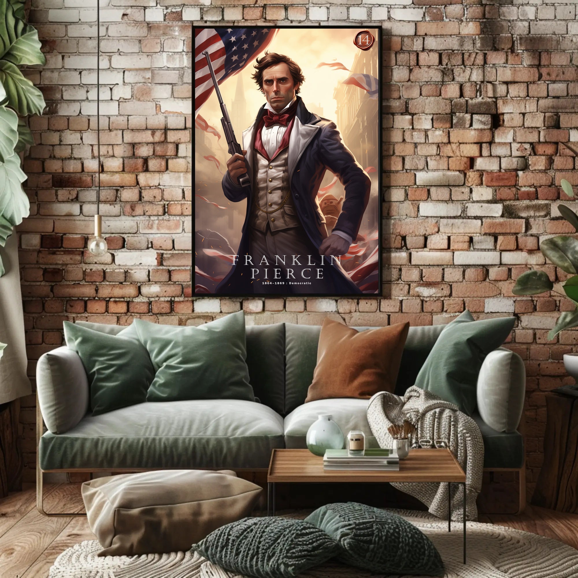 Franklin Pierce: A Democratic Legacy Poster