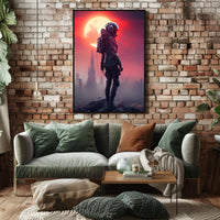 Futuristic Sentinel Poster PosterGoat