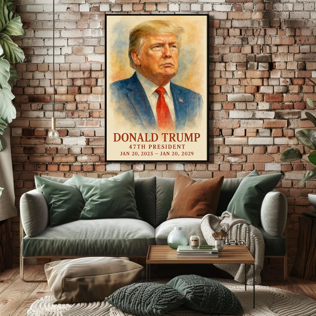 Visionary in Command Donald Trump Poster