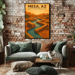 Legacy of the Hohokam Canals Poster