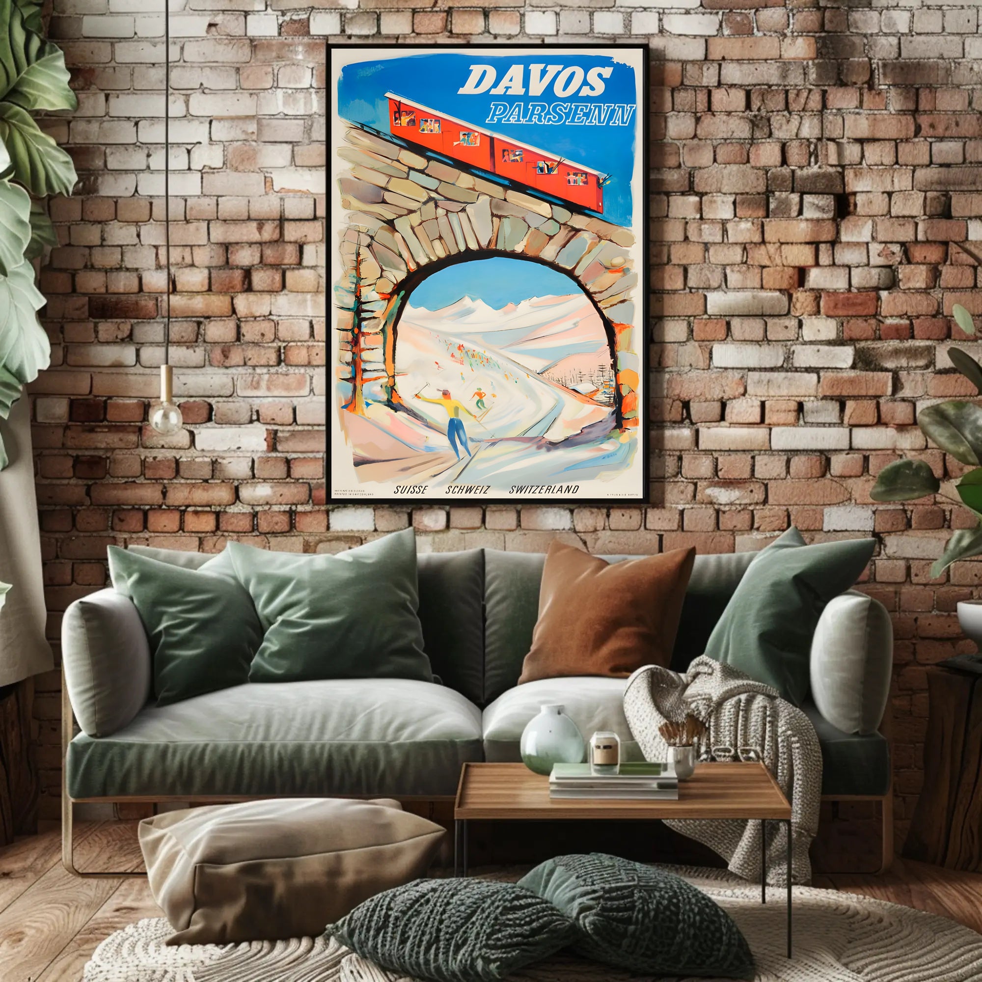 Davos Parsenn Ski Resort Poster PosterGoat