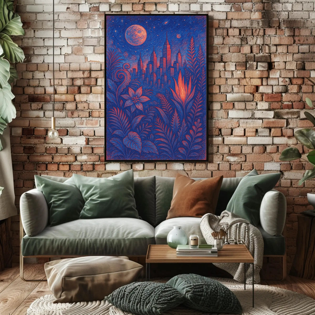 Cityscape In Bloom Poster