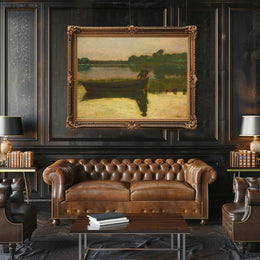 Serene Solitude: Impressionistic Tranquility Artistic Poster