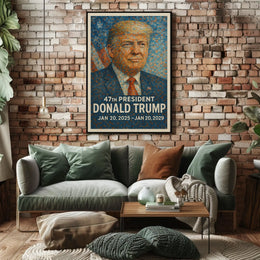 Donald Trump 47th President Poster