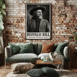 Buffalo Bill Western Iconic Figure Cultural Heritage Poster